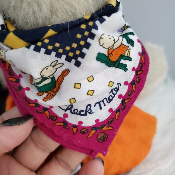 Vintage Muffy VanderBear Hoppy VanderHare Check Mates Stuffed Toy - Picture 6 of 11